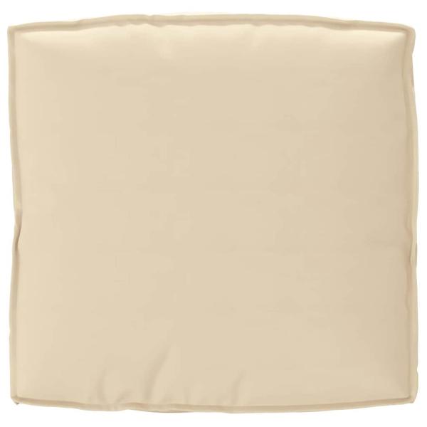 Pallet-Kissen für Sitz Beige 80x80x12 cm
