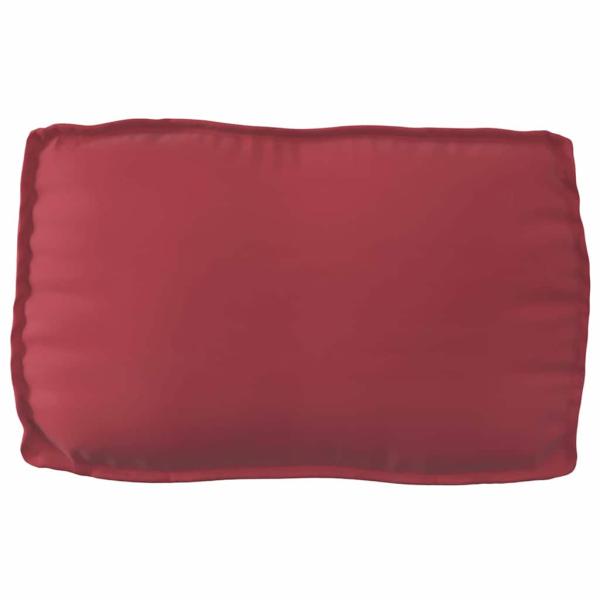 Kissen Oxford-Stoff Weinrot 70 x 40 x 12 cm