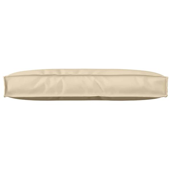 ARDEBO.de - Palletkissen für Rückenstütze Beige 80x40x12 cm Oxford Stoff