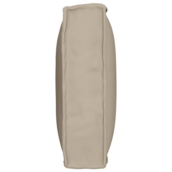 Kissen Taupe 80 x 40 x 12 cm Oxford-Stoff