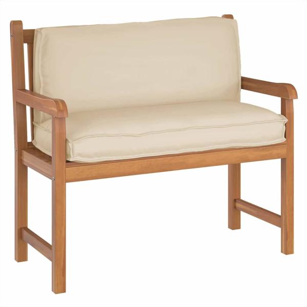 Palettenkissen für Rückenlehne Beige 120x40x12 cm Oxford-Stoff