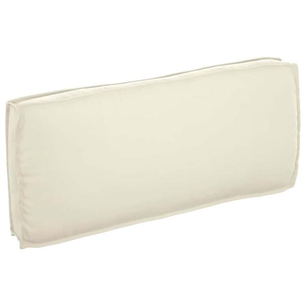 Palettkissen für Sitz/Rückenlehne Creme 120x50x12 cm Oxfordstoff