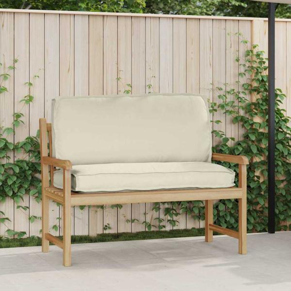 Palettkissen für Sitz/Rückenlehne Creme 120x50x12 cm Oxfordstoff