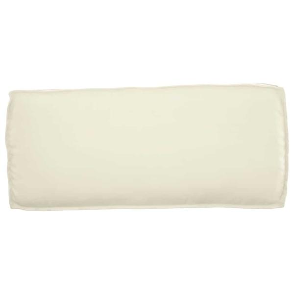 Palettkissen für Sitz/Rückenlehne Creme 120x50x12 cm Oxfordstoff