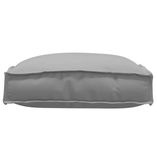 Pallet-Kissen für Sitz 2 pcs Grau 40x40x8 cm Oxford-Stoff