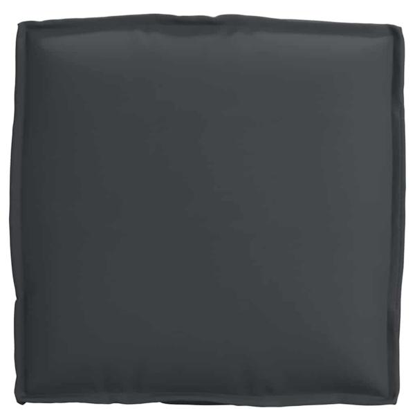 Pallet Kissen für Sitz 2 Stk Schwarz 40x40x8 cm Oxford-Stoff