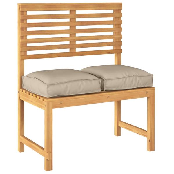 Palettensitzkissen für den Sitz 2 Stk. Taupe 40x40x8 cm Oxford-Gewebe