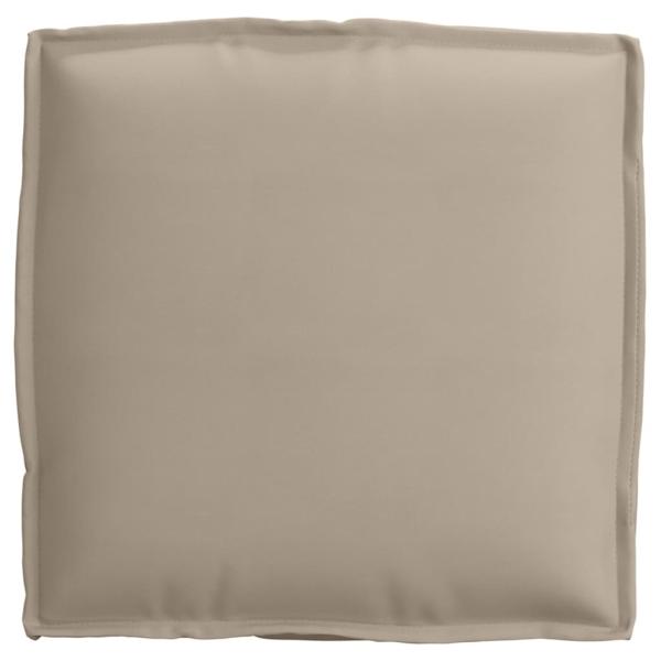 Kissen 2 Stk. Oxford-Stoff Taupe 40 x 40 x 8 cm