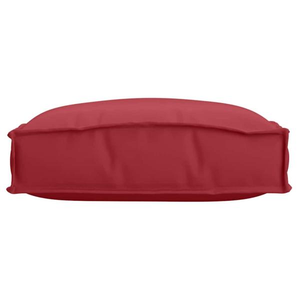 ARDEBO.de - Pallet-Kissen für Sitz 2 Stück Weinrot 40x40x8 cm Oxford-Stoff