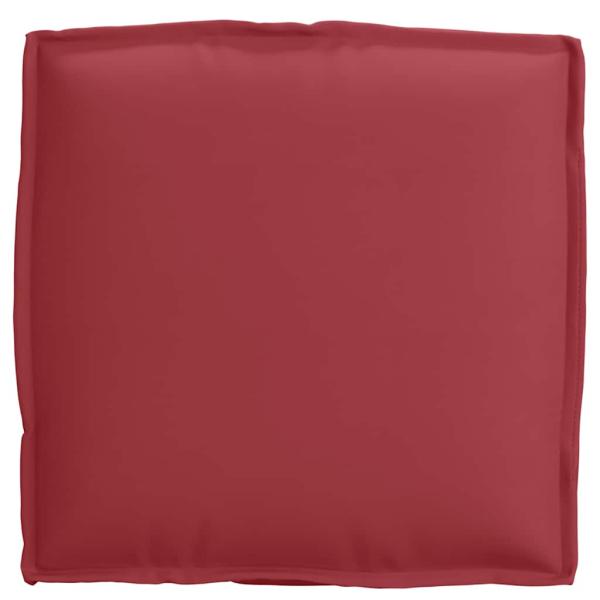 Kissen 2 Stk. Oxford-Stoff Weinrot 40 x 40 x 8 cm