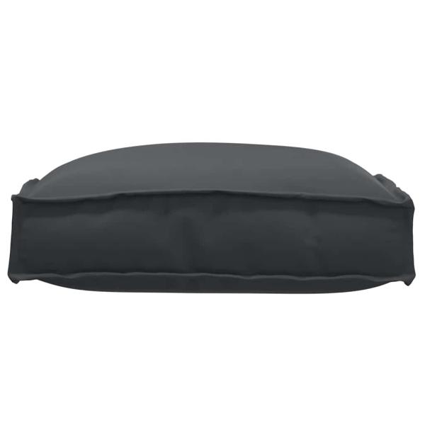 Pallet-Kissen für Sitz 4 Stück Schwarz 40x40x8 cm Oxford-Stoff