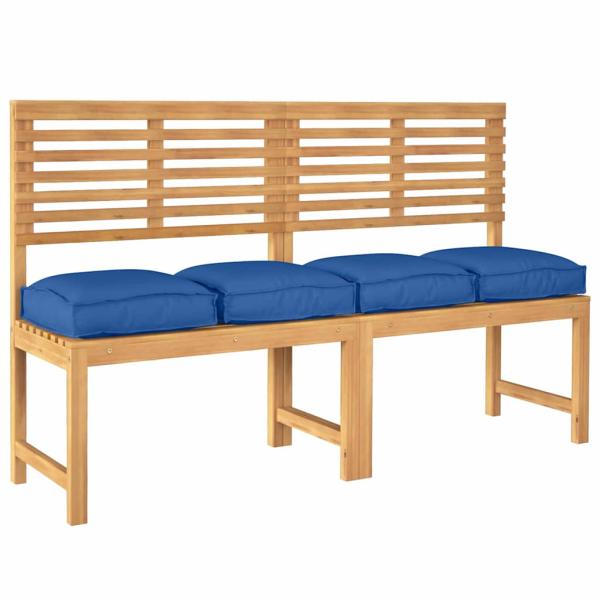 Pallet-Kissen für Sitz 4 Stk Königsblau 40x40x8 cm Oxford-Stoff