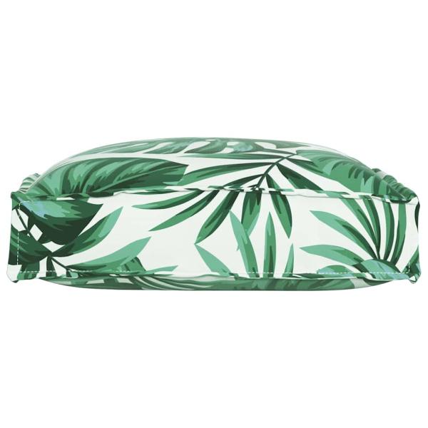 Kissen 4 Stk. Oxford-Stoff Blattmuster 40 x 40 x 8 cm