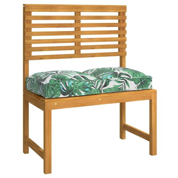 Pallet-Kissen für Sitz 4 St. Blütenmuster 40x40x8 cm Oxford-Stoff