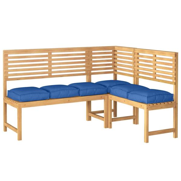 Pallet Kissen für Sitz 6 Stk. Royalblau 40x40x8 cm Oxford Stoff