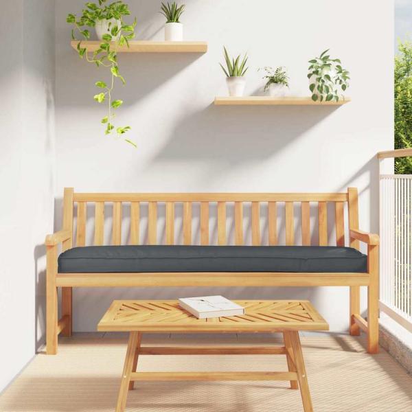 ARDEBO.de - Pallet-Kissen für Bänke 2er Set Anthrazit 180x40x8 cm