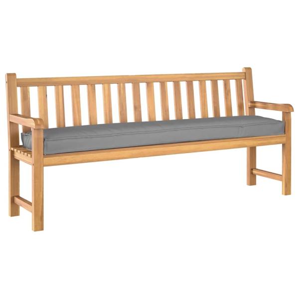 Palettenkissenset 2 stk. Oxford-Stoff Grau 200 x 40 x 8 cm