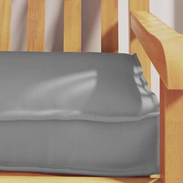 Palettenkissenset 2 stk. Oxford-Stoff Grau 200 x 40 x 8 cm