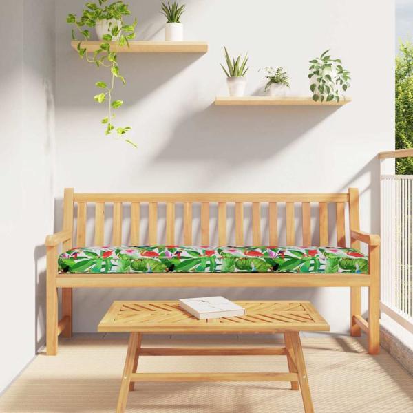 ARDEBO.de - Pallet Kissen für Bank 2 Stück Tropischer Dschungel 200x40x8 cm Oxford Gewebe