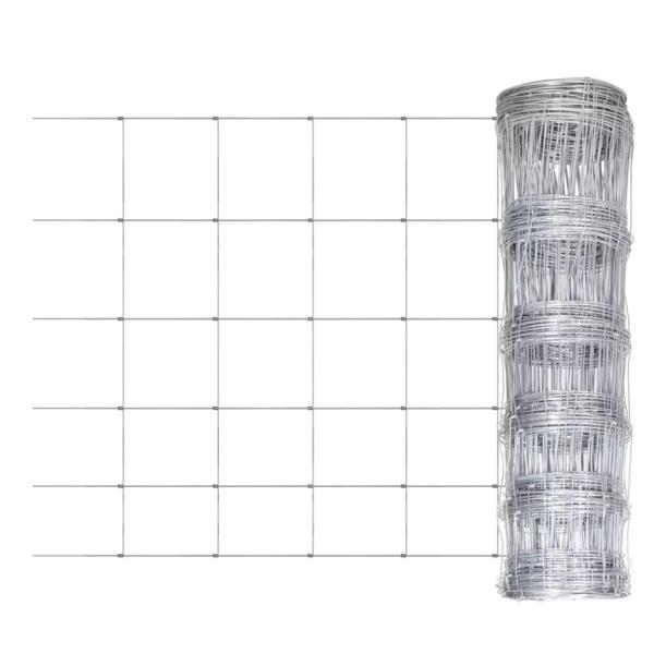 ARDEBO.de - Gartenzaun Verzinkter Stahl 50 m 80 cm