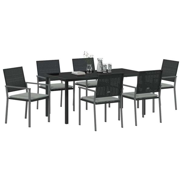 Set von 4 Schwarz