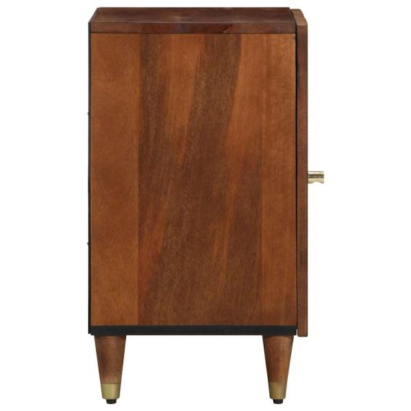 Badezimmer Schrank Honigbraun Massivholz Akazie 38 x 33 x 58 cm