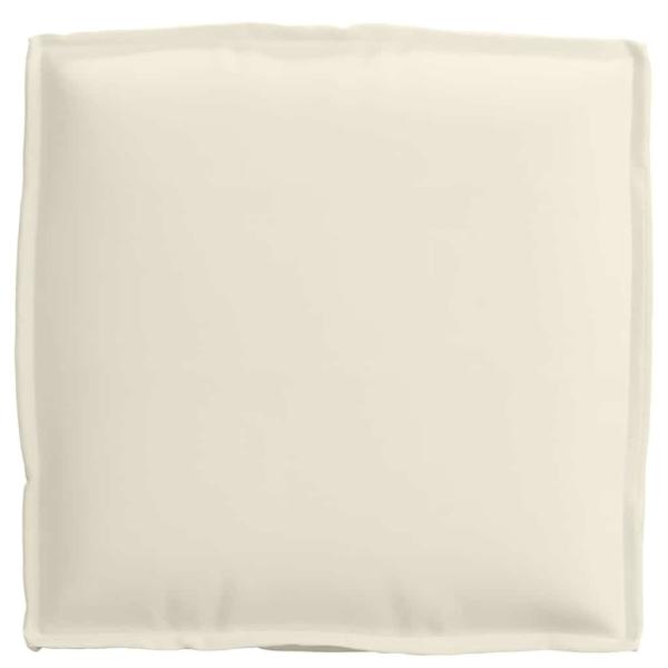 Pallet-Kissen für Sitz 4 Stück Creme 40x40x8 cm Oxford-Stoff