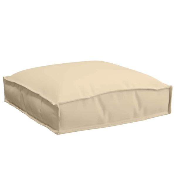 Pallet Kissen für Sitze 4 Stück Beige 40x40x8 cm Oxford-Stoff
