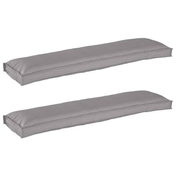 ARDEBO.de - Outdoor Kissen Grau Polyester Groß Wasserabweisende Materialien