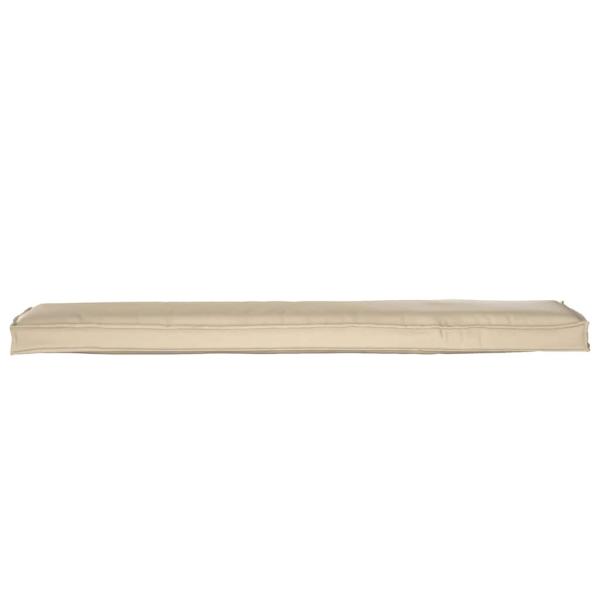 Palettenkissenset 2 Stk. Oxford-Stoff Beige 180 x 40 x 8 cm