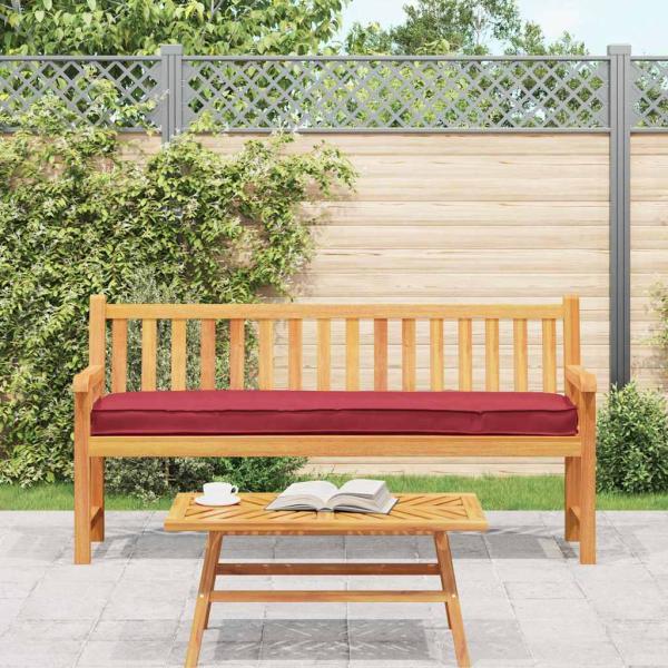 Pallet-Kissen für Bänke 2 Stk Burgunderrot 200x40x8 cm Oxford-Gewebe