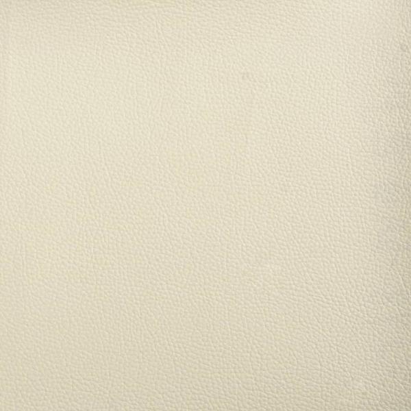 2-tlg. Sofagarnitur mit Kissen Creme Kunstleder