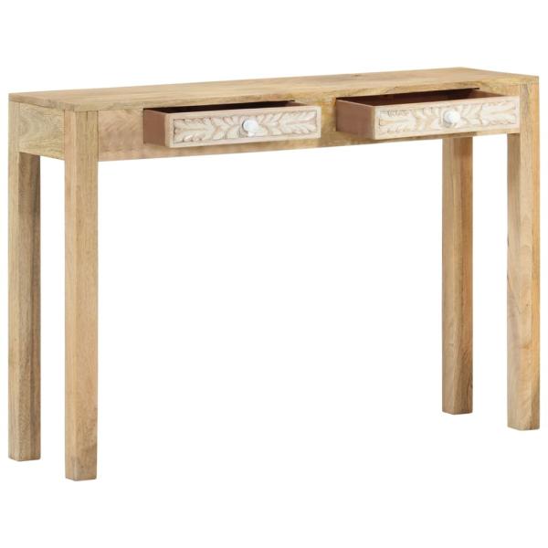 Konsolentisch 110x30x75 cm Gebleichtes Massivholz Mango