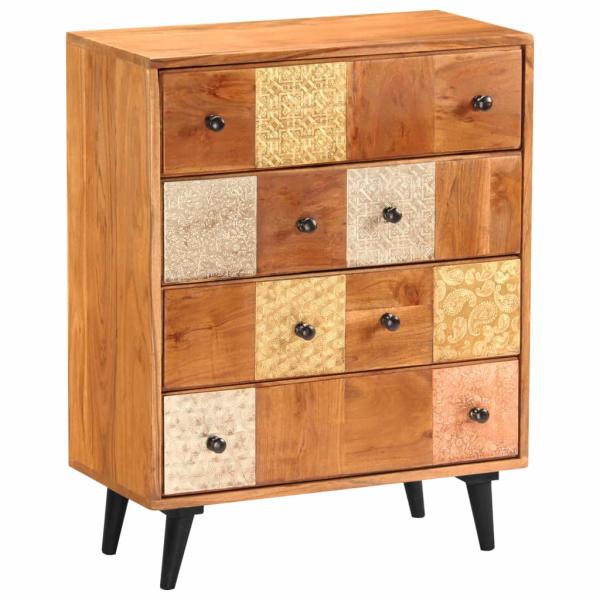 Kommode 60x30x75 cm Massivholz Akazie