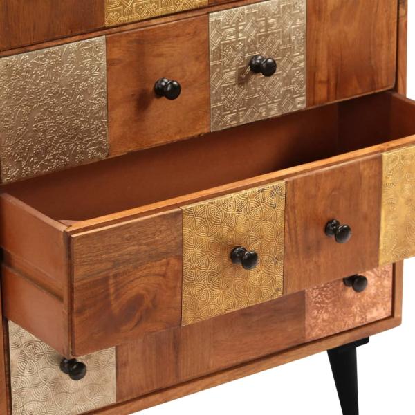 Kommode 60x30x75 cm Massivholz Akazie