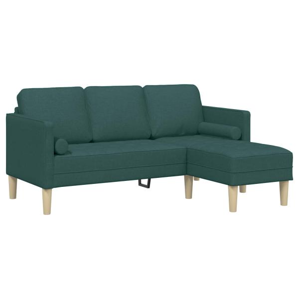 Sofa Set 2 stk. Dunkelgrün Polyester