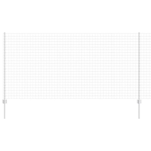 Gartenzaunset Set aus 2 Verzinkter Stahl 10 x 1,2 m Langlebig