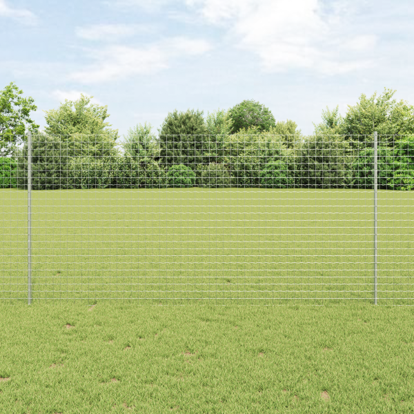 Gartenzaunset Set aus 2 Verzinkter Stahl 10 x 1,2 m Langlebig