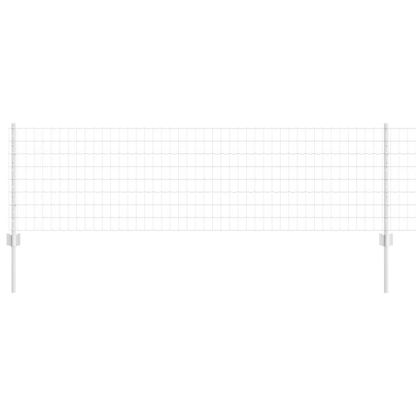 Euro Zaunset Set aus 2 Verzinkter Stahl 10 x 0.6 m Robust