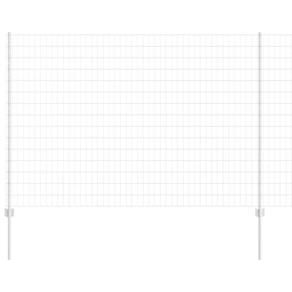Gartenzaunset Set aus 2 Verzinkter Stahl 10x1,5 m Langlebig