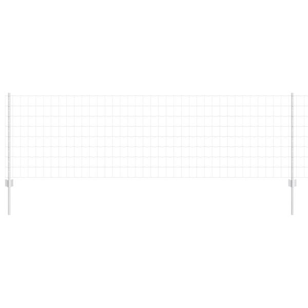 Gartenzaun-Set Set aus 2 Feuerverzinkter Stahl 10m x 0.8m