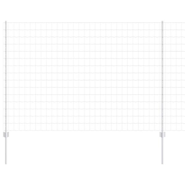 Gartenzaunrollen-Set Set aus 2 Verzinkter Stahl 10 x 1,5 m Robust