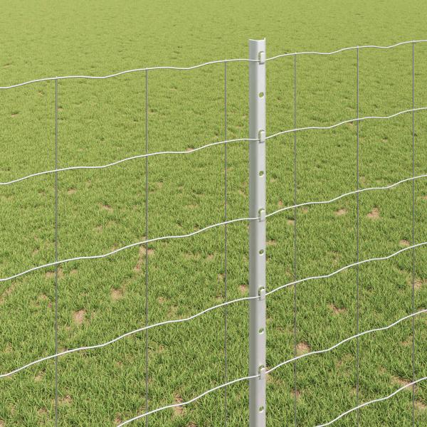 ARDEBO.de - Eurozaunset Set aus 2 Verzinkter Stahl 10 x 1,4 m Eurozaun