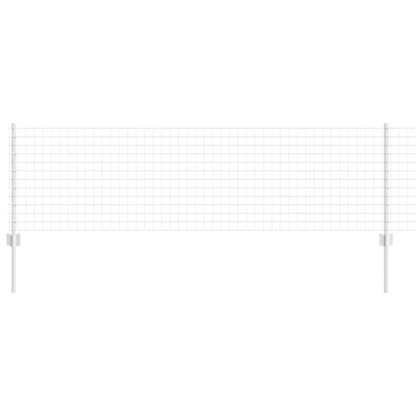 Euro-Zaun Set Set von 2 Verzinkter Stahl 25 x 0,6 m Langlebig
