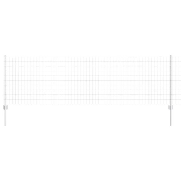 Gartenzaun Set Set aus 2 Verzinkt Verzinkter Stahl 25 x 0,8 m
