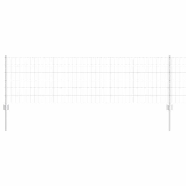 Eurozaun Set Set aus 2 Verzinkter Stahl 25 x 0,6 m Robust