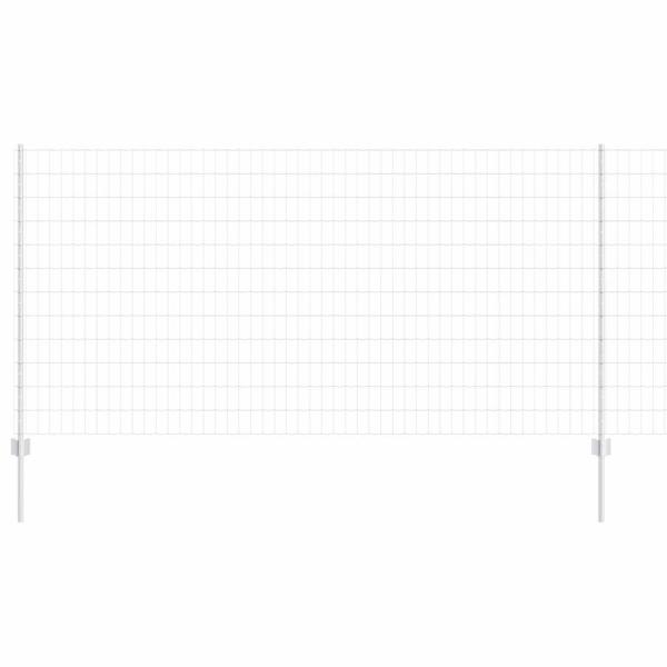 Euro Zaun Set Set von 2 Warmverzinkter Stahl Groß Robust