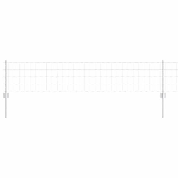 Eurozaun Set aus 2 Verzinkter Stahl 25 x 0.4 m Robust Eurozaun
