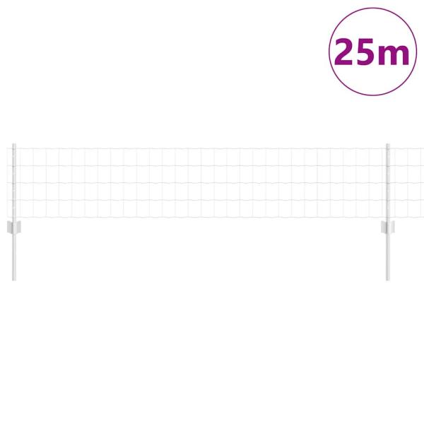 Eurozaun Set aus 2 Verzinkter Stahl 25 x 0.4 m Robust Eurozaun