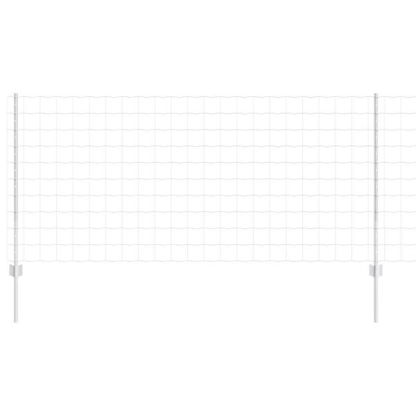 Gartenzaun Set 2er Set Verzinkter Stahl 25 x 1 m Langlebig